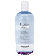 Loción Desmaquillante Rostro Micelar Pieles Secas Y Sensibles - Hydra Science Les Cosmetiques 500 Ml.