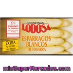 Lodosa Espárragos Blancos D.o. Navarra 13-16 Piezas Lata 500 G Neto Escurrido