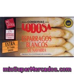 Lodosa Espárragos Blancos D.o. Navarra 5-7 Piezas Lata 150 G Neto Escurrido