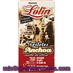 Lolin Filetes De Anchoa En Aceite De Oliva Lata 29 G Neto Escurrido