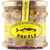 Lomo De Bonito En Aceite De Oliva Arkale, Tarro 260 G