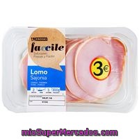 Lomo De Sajonia Eroski Faccile, Bandeja 300 G