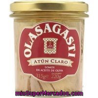 Lomos De Atún Claro En Aceite De Oliva Olasagasti, Tarro 315 G