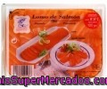 Lomos De Salmón Ahumado Y Precortado Ahumados Domínguez 100 Gramos