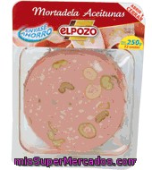 Lonchas De Mortadela Con Aceitunas El Pozo 250 G.