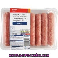 Longaniza Fresca De Cerdo Eroski Basic, Bandeja 350 G