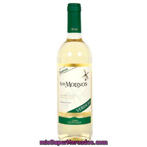 Los Molinos Vino Blanco Verdejo Do Valdepeñas Botella 75 Cl