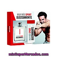 Lote Hombre Muy Mio Sport Eau De Toilette Vaporizador 100 Ml + Gel Baño 75 Ml, Bustamante, U