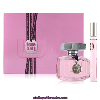 Lote Mujer Love Live Eau De Toilette 50ml + Vial Eau De Toilette 10 Ml, Adolfo Dominguez, U