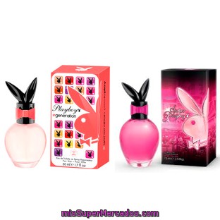 Lote Mujer Playboy Duplo Eau De Toilette 30 Ml Generation + Eau De Toilette 30 Ml Super Play Boy, Playboy, U