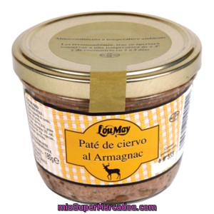 Lou May Paté De Ciervo Al Armagnac Tarro 180 G