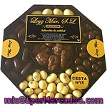 Loyz Mar Cesta Nº15 Cora Pasas Y Nuez Con Chocolate Con Leche, Cacahuete Y Almendras Con Chocolate Blanco Y Almendra Con Chocolate Negro 280 G