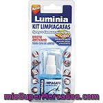 Luminia Kit Limpia Gafas Efecto Antivaho + Gamuza Microfibra