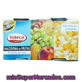 Macedonia Fruta En Zumo De Uva Sin Azucar, Videca, Bote Pack 2 X  - 420 G Escurrido 240 G