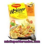 Maggi Wokinar Fideos Orientales Con Pollo Y Verduras De Temporada Bolsa 185 G