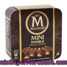 Magnum Helado Mini Doble Peanut Butter Caja 6 Uds 300 Gr