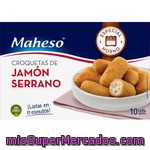 Maheso Croquetas De Jamón Serrano 10 Unidades Aprox Estuche 300 G