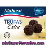 Maheso Trufas Extra 35% Cacao 12 Unidades Estuche 175 G