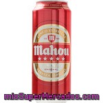 Mahou 5 Estrellas Cerveza Rubia Nacional Lata 50 Cl