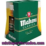 Mahou Clásica Cerveza Botella 6x25cl
