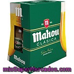 Mahou Clasica Cerveza Rubia Nacional Pack 6 Botellas 25 Cl