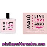 Malu Love Music Eau De Toilette Natural Femenina Spray 100 Ml