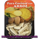 Manchuela Verde Combinado De Hongos Y Setas Para Cocinar Con Arroz Bandeja 175 G