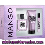 Mango Lady Rebel Eau De Toilette Natural Femenina Spray 100 Ml + Body Lotion Tubo 100 Ml + Miniatura Eau De Toilette 15 Ml