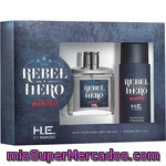 Mango Rebel Hero Wanted Eau De Toilette Natural Masculina Spray 100 Ml + Desodorante Spray 150 Ml