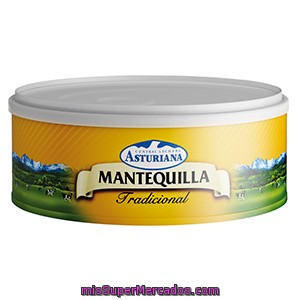 Mantequilla Lata S/sal Central Lechera Asturiana 250 G.