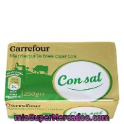 Mantequilla Tres Cuartos Con Sal Carrefour 250 G.