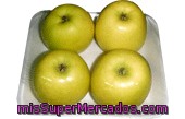 Manzana Golden En Bandeja De 4 Unidades 750 Grs