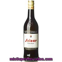 Manzanilla Solear, Botella 75 Cl