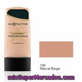 Maquillaje Lasting Performance Nº 106 Color Beige Natural, Max Factor, U