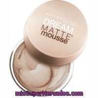 Maquillaje Mousse Nº32, Maybelline, Tarro 18 Cc