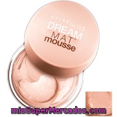 Maquillaje Mousse Natural  Nº30, Maybelline, Tarro 18 Cc