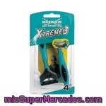 Maquinilla De Afeitar Desechable, Triple Hoja Xtreme 3 Sensitive 6 Unidades