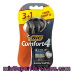 Maquinilla Desechable Bic Confort Advance, Pack 4 Unid.