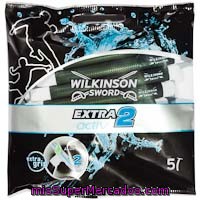 Maquinilla Desechable Wilkinson Extra 2 Active, Pack 5 Unid.