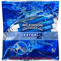 Maquinilla Desechable Wilkinson Extra 2 Precision, Pack 5 Unid.