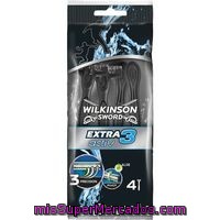 Maquinilla Desechable Wilkinson Extra 3 Active, Pack 4 Unid.