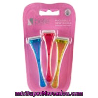 Maquinilla Desechable Zona Bikini Belle & Care, Pack 3 Unid.