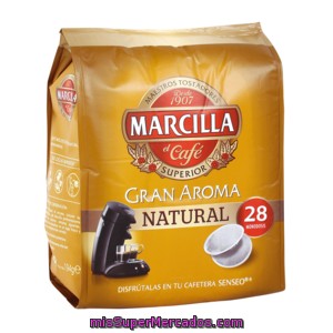 Marcilla Café Gran Aroma Natural Estuche 28 Cápsulas