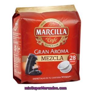 Marcilla Cafe Molido Mezcla Gran Aroma Estuche 28 Cápsulas