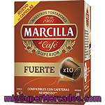 Marcilla Café Natural 10 Cápsulas Estuche 52 G