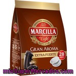 Marcilla Gran Aroma Gran Aroma Café En Monodosis Extra Fuerte Para Cafetera Senseo Paquete 28 Cápsulas