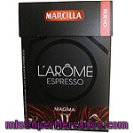 Marcilla L'arôme Espresso Magma 10 Cápsulas Compatibles Con Máquinas De Café Nespresso Intensidad 11 Estuche 52 G