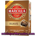 Marcilla Suave Café Mezcla 10 Cápsulas Estuche 52 G