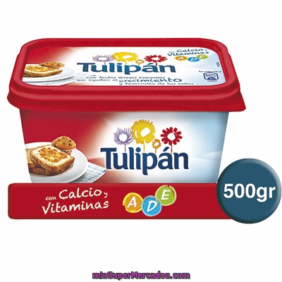 Margarina Tulipan Sabor Intenso Mantequilla 500 Grs