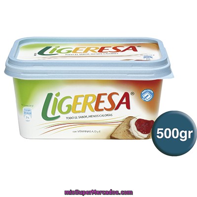 Margarina Vegetal Ligera Ligeresa 500 G.
